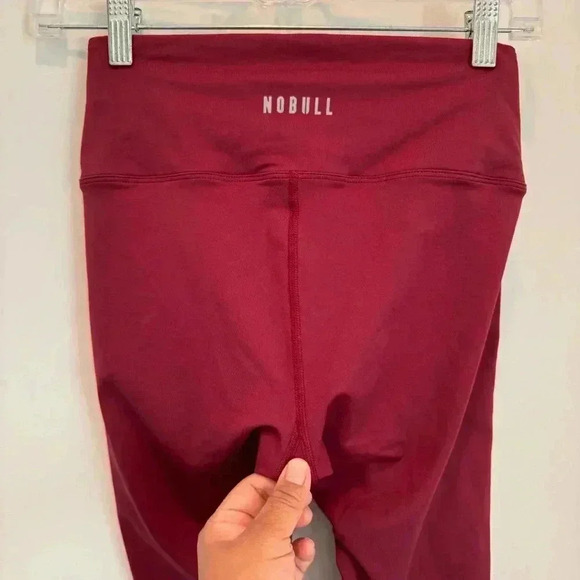 NOBULL High Rise Matte Tight 21" Cabernet size S - Picture 9 of 12